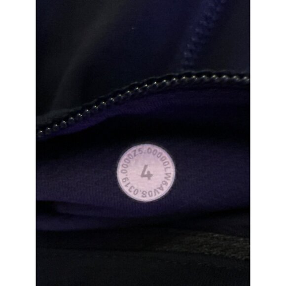 Lululemon Pace Rival Blue Crop Leggings W6AV0S Sz 4 - Picture 5 of 8
